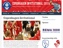 Tablet Screenshot of cph-invitational.dk